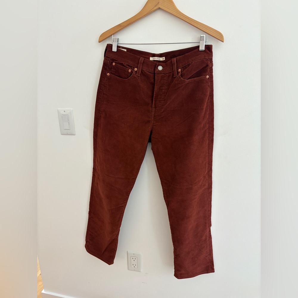 Levi’s Wedgie straight corduroy jeans size 30